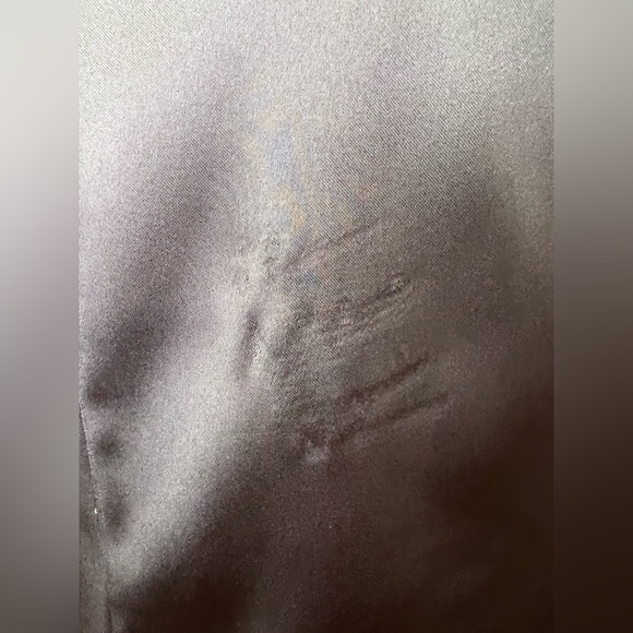 Aritzia Wilfred Gray Midi Satin Dress - Picture 4 of 6